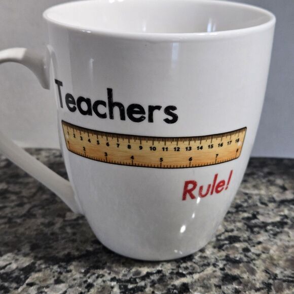 Pfaltzgraff Other - PFALTZGRAFF  Teachers Rule Ceramic Large Coffee~Tea Mug~Pfaltzgraff 20 oz
